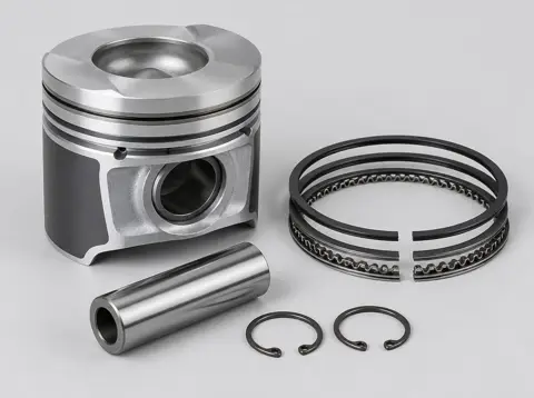 Engine Piston Kit (With Rings & Pin) for Cummins 6BT 5.9 (illustrative photo)