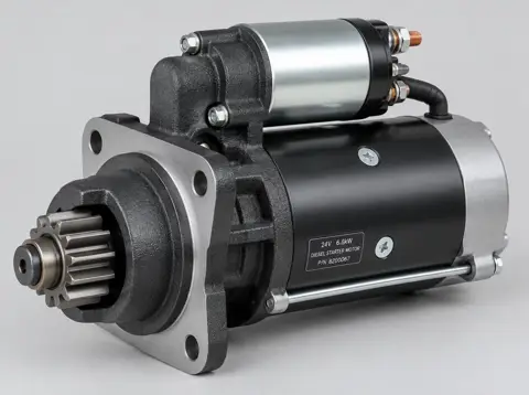 Starter Motor 24V 11T for Cummins KTA19 (illustrative photo)